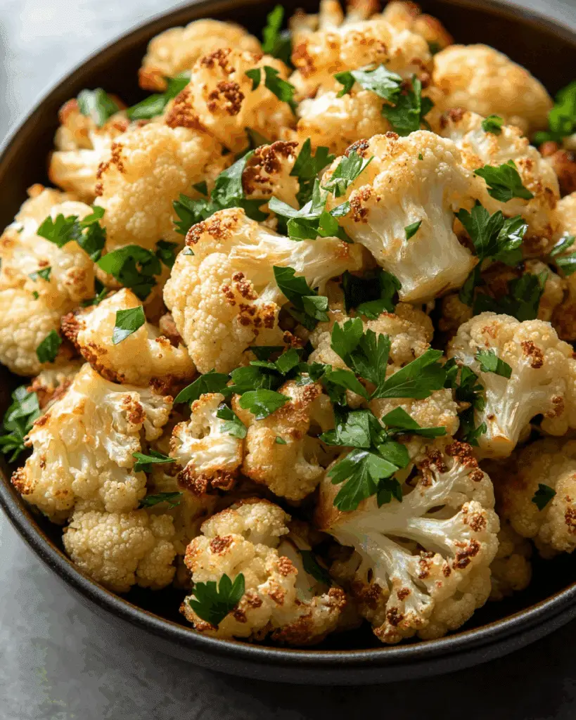 Parmesan Roasted Cauliflower