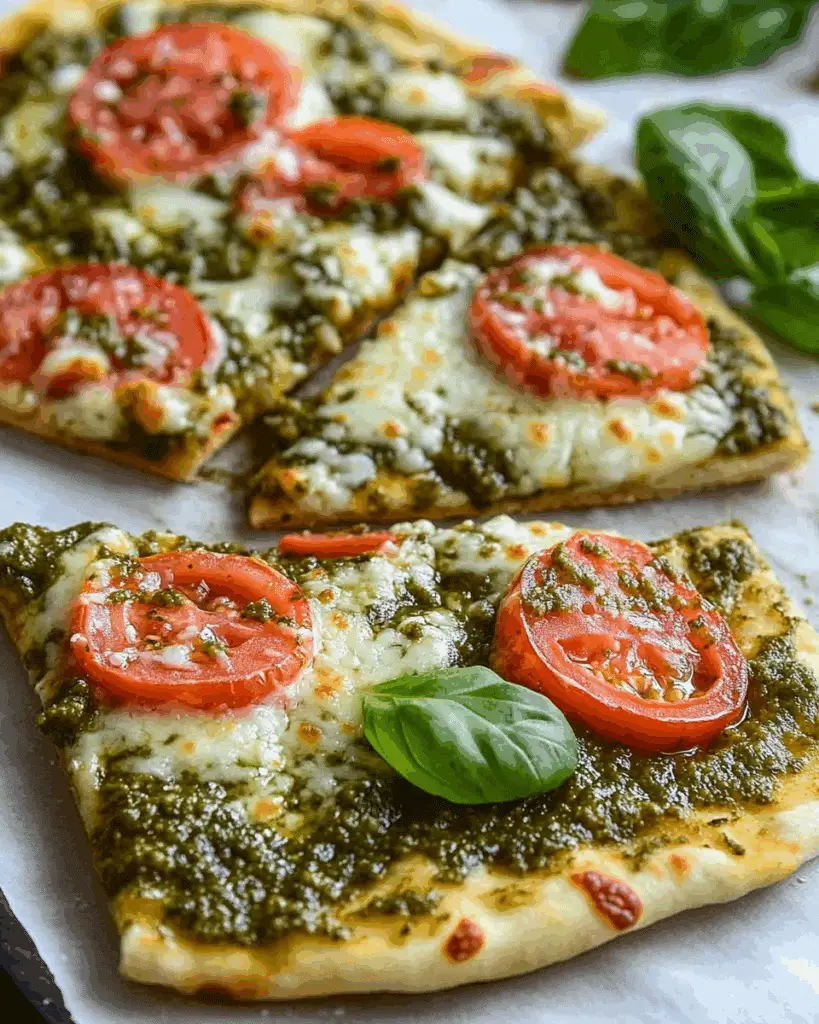 Pesto Flatbread Pizza