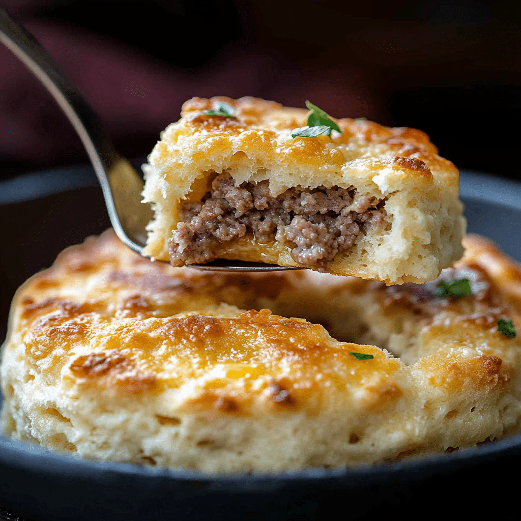 Butter Swim Biscuits and Gravy Bake