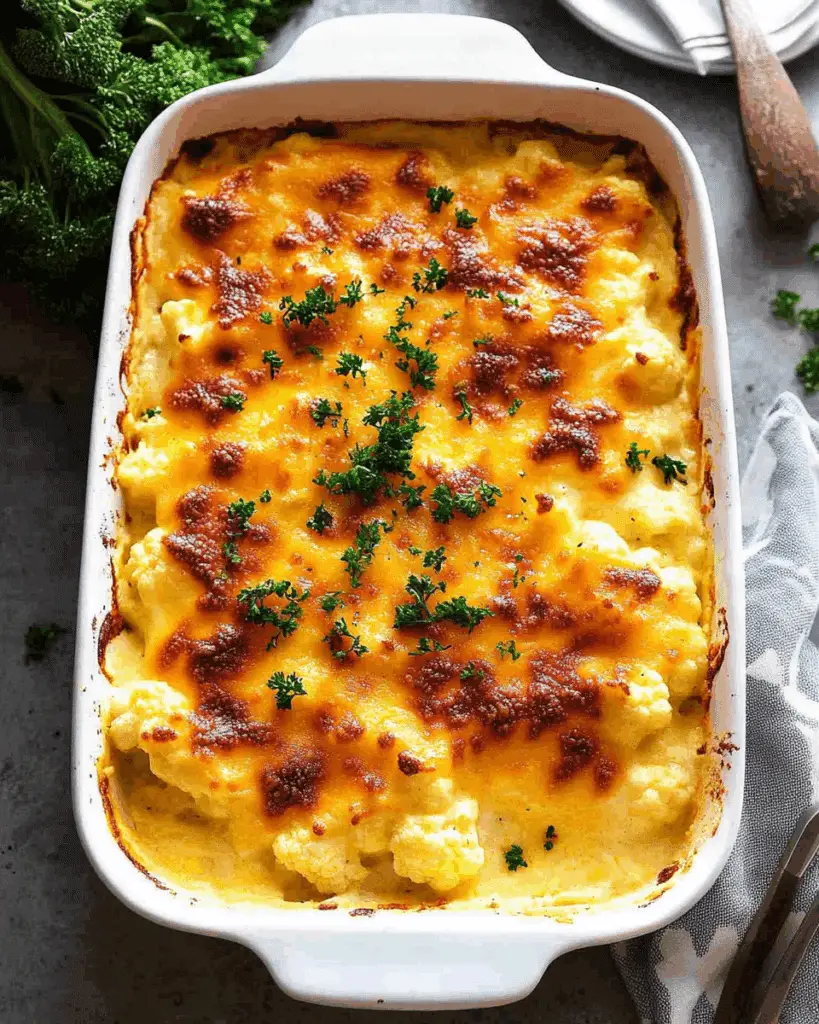 Cauliflower Cheese Recipe