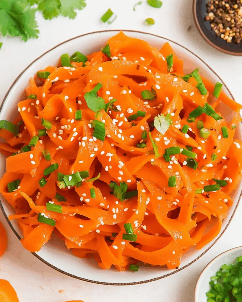 Viral Raw Carrot Salad