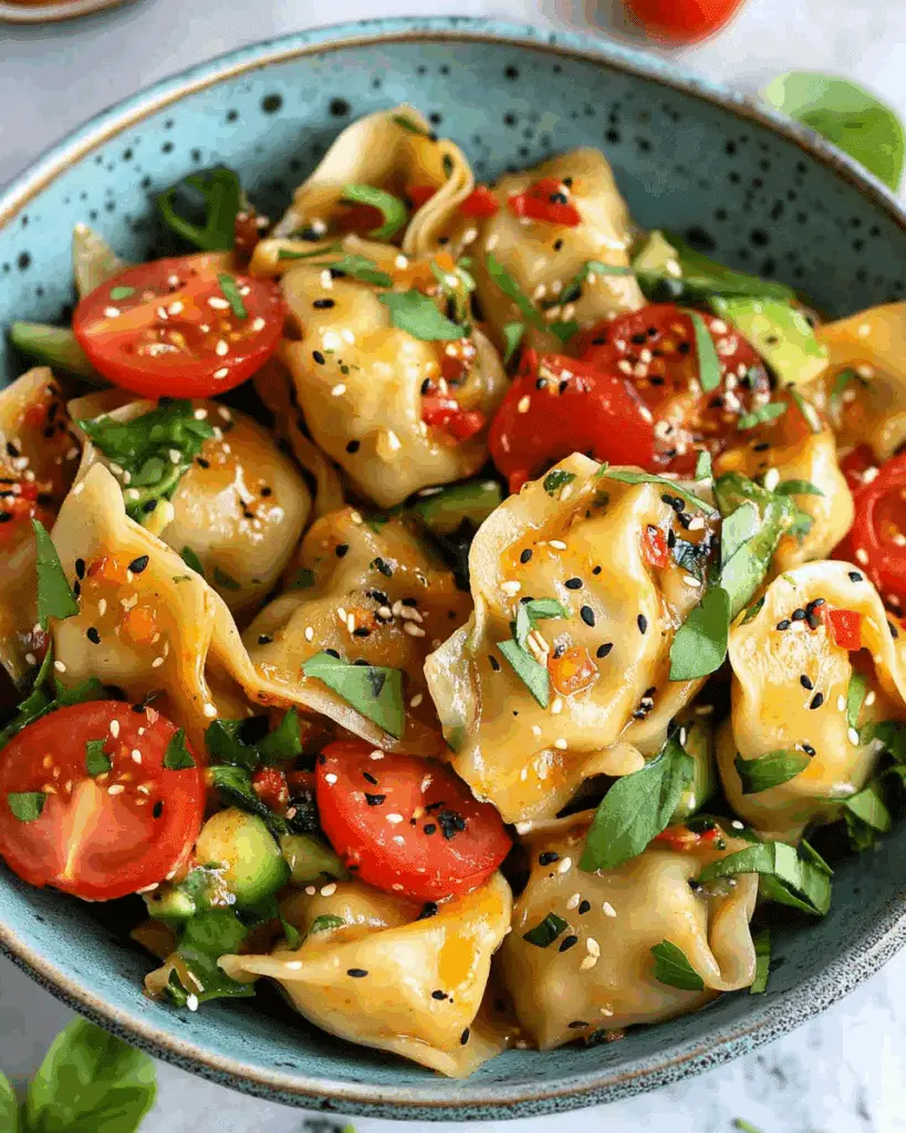 Potsticker Dumpling Salad