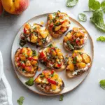 Peach Bruschetta