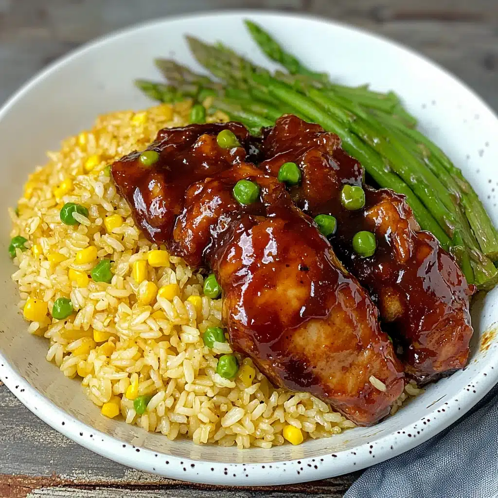 Honey BBQ Chicken Rice
