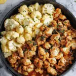Garlic Butter Turkey with Cauliflower