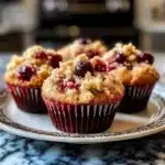 Cherry Cobbler Muffins