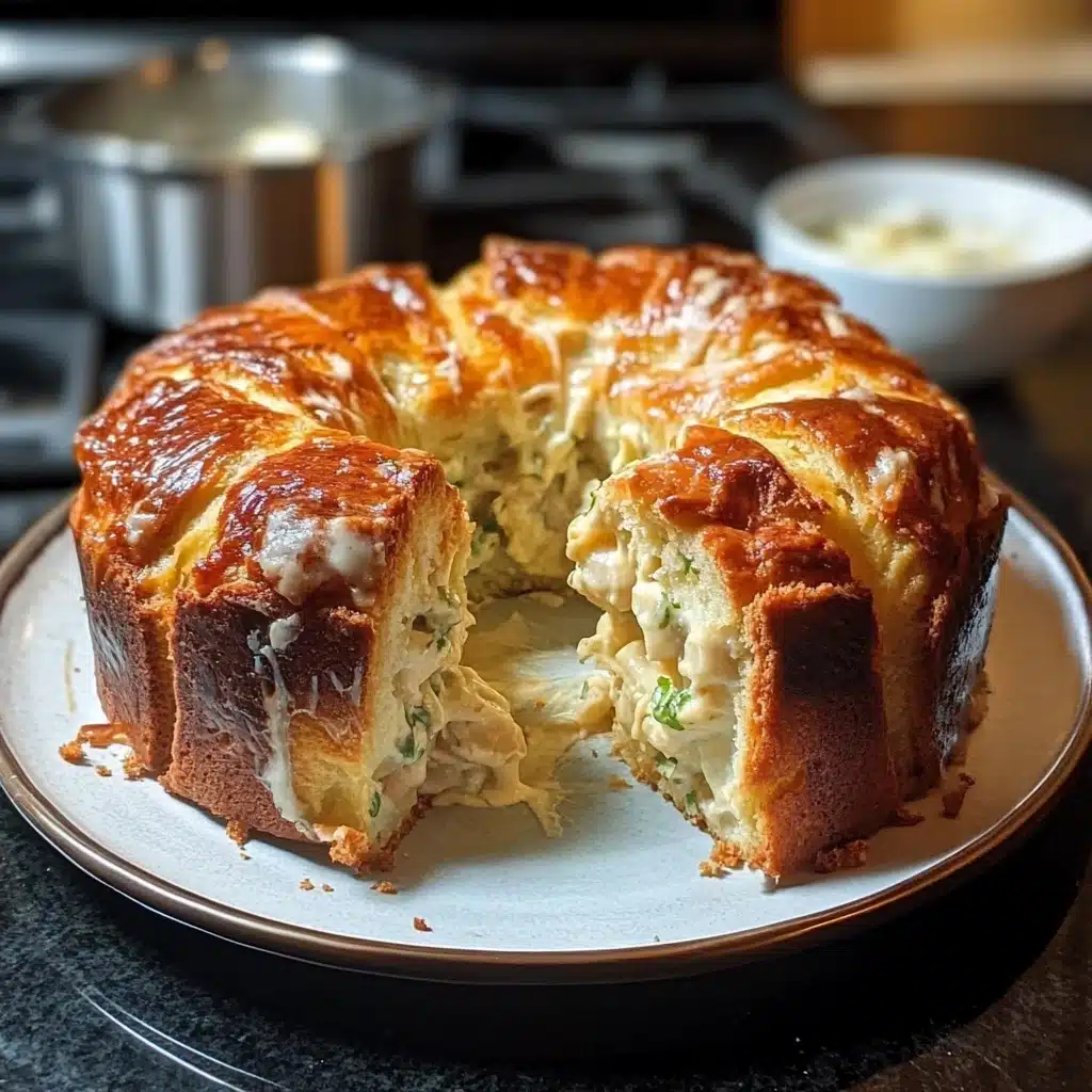 Chicken Alfredo Monkey Bread
