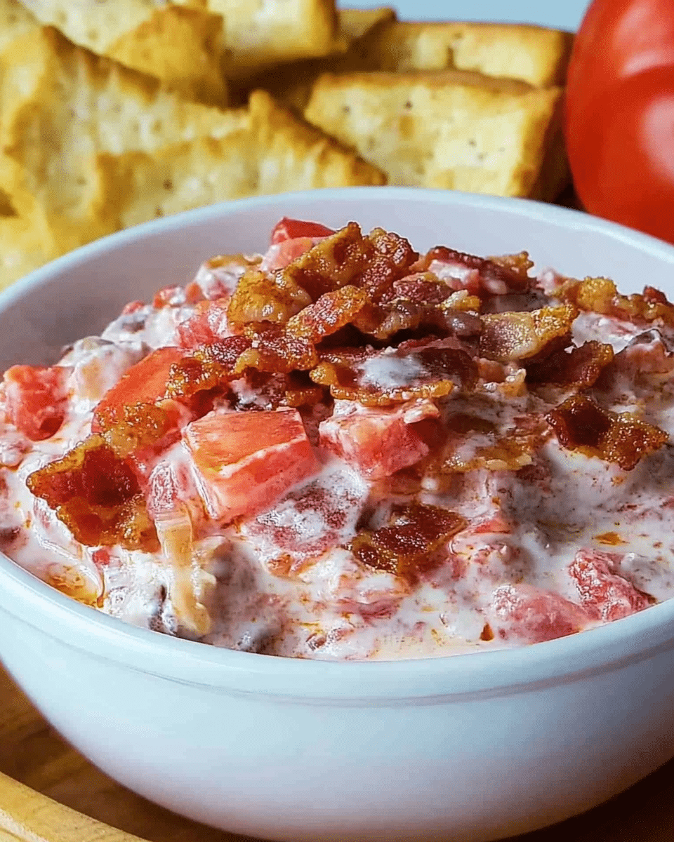 Bacon Tomato Dip Recipe: A Perfect Party Snack - Things Cook