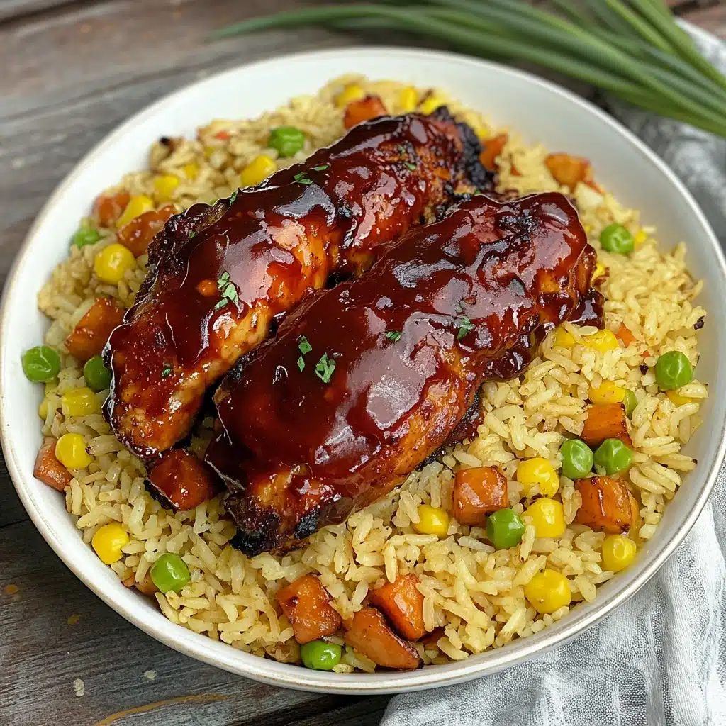 Honey BBQ Chicken Rice