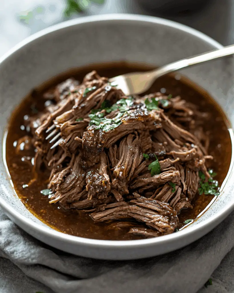 Slow Cooker Beef Manhattan