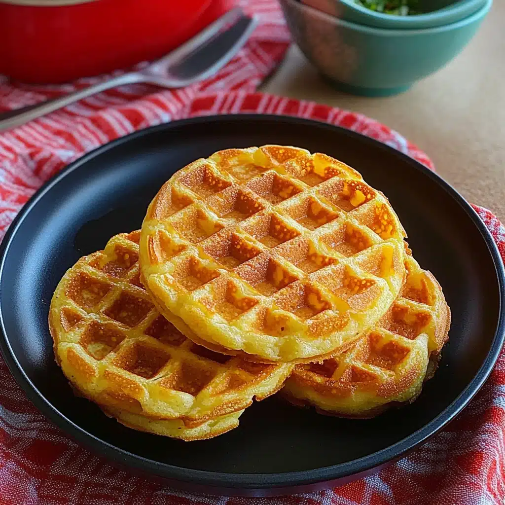 Cottage Cheese in Waffle Maker
