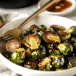 Crispy Brussels Sprouts with Spicy Honey Sauce