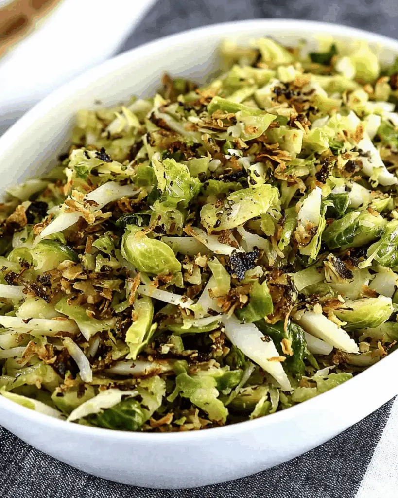 Keto Shredded Brussels Sprouts