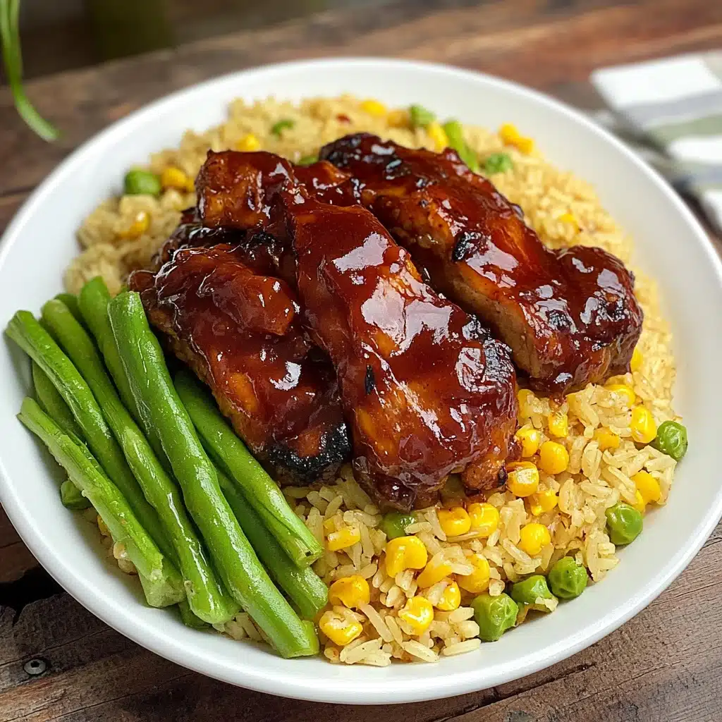 Honey BBQ Chicken Rice