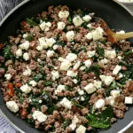 Mediterranean Ground Beef Skillet