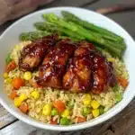 Honey BBQ Chicken Rice