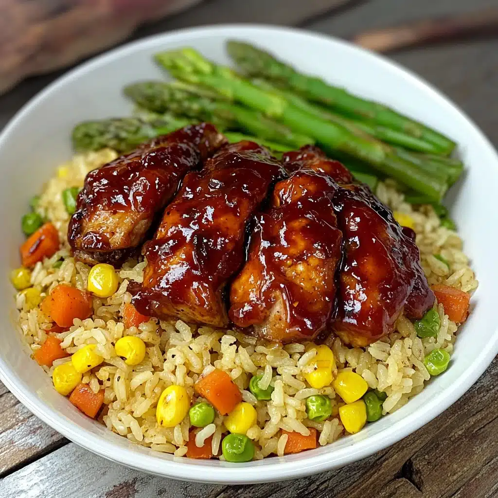 Honey BBQ Chicken Rice