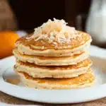 Sweet Coconut Cream Pancakes