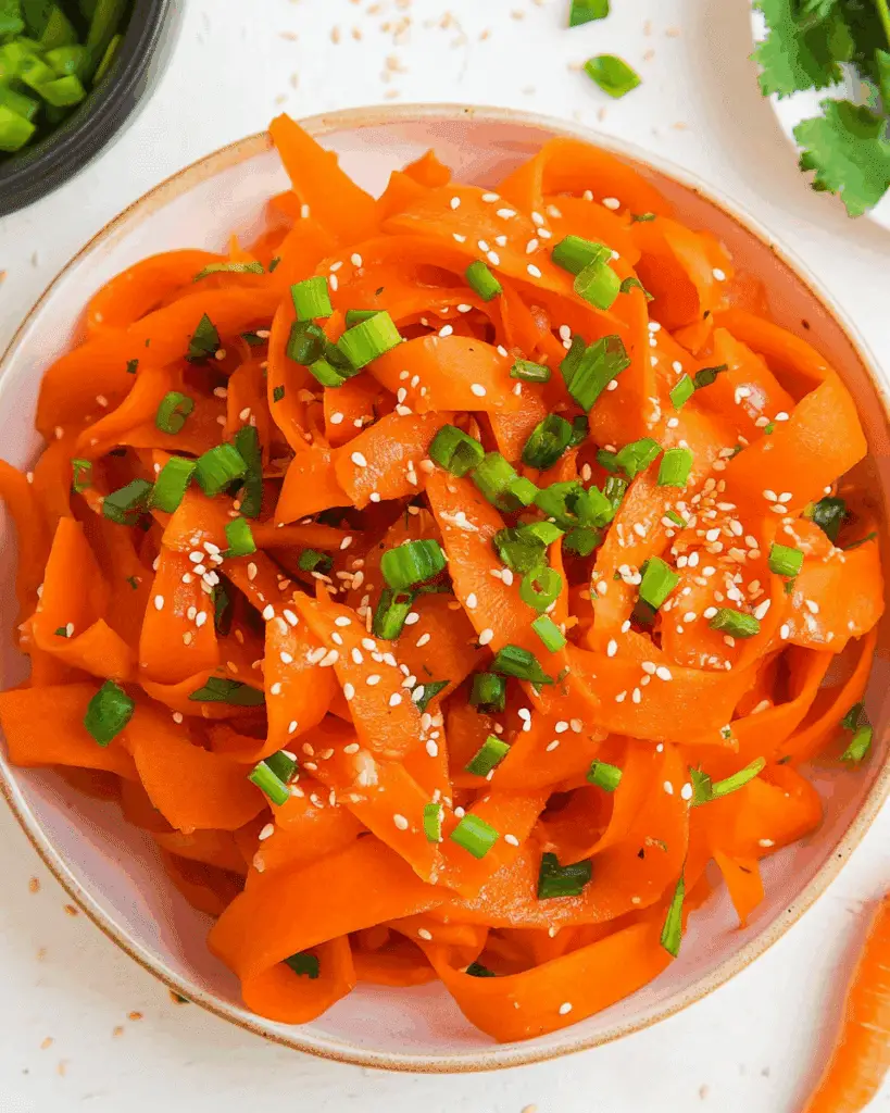 Viral Raw Carrot Salad