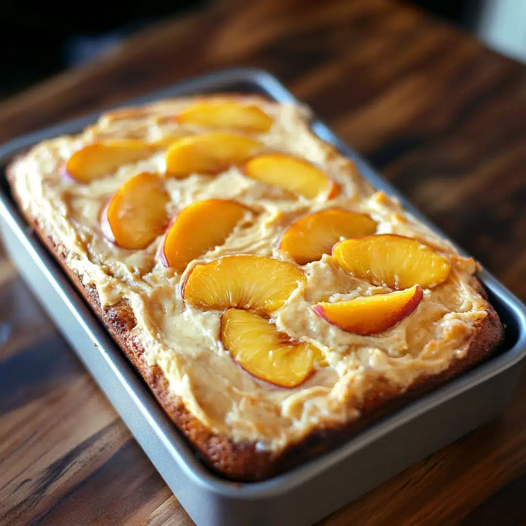 Peaches & Cream Cheese Loaf