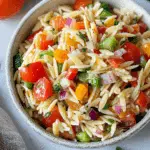 Rainbow Orzo Salad
