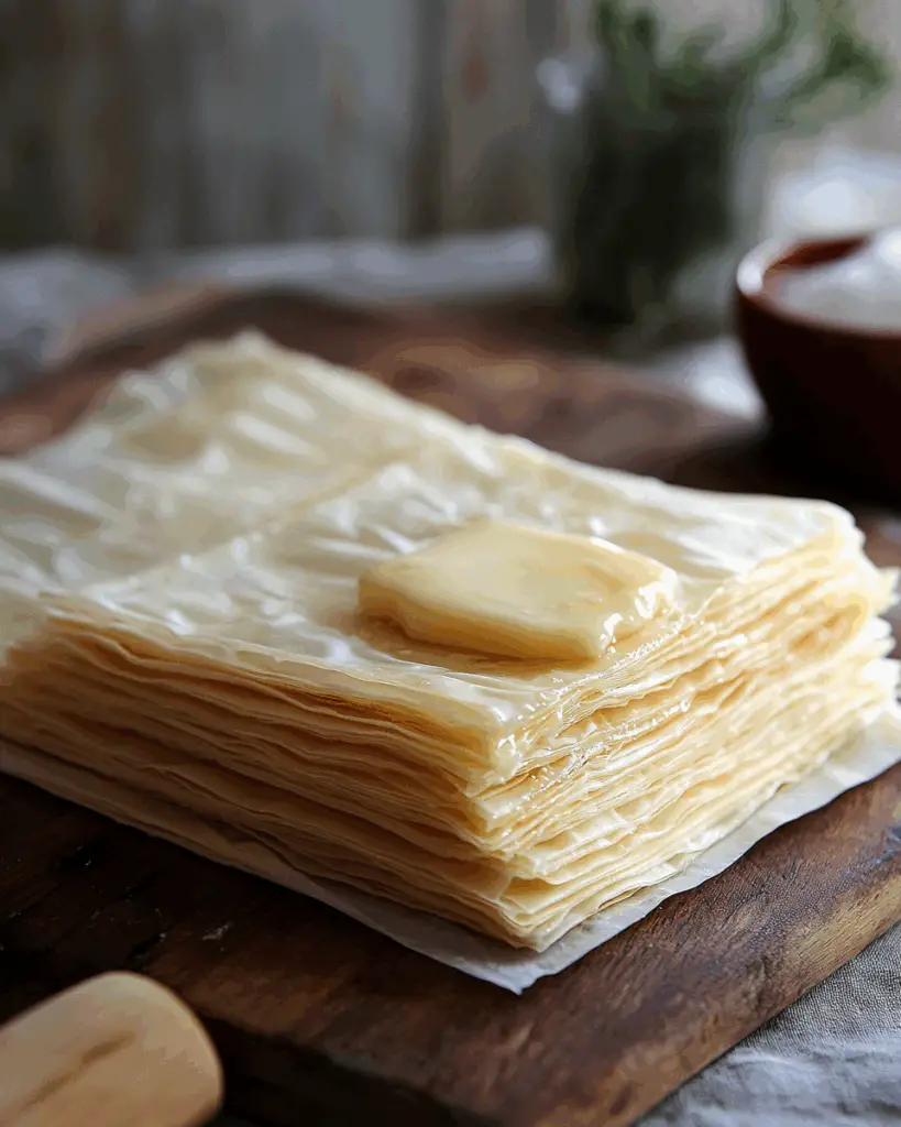 Feta Phyllo Rolls with Chili Honey