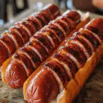 Marinated Grilled Hot Dogs