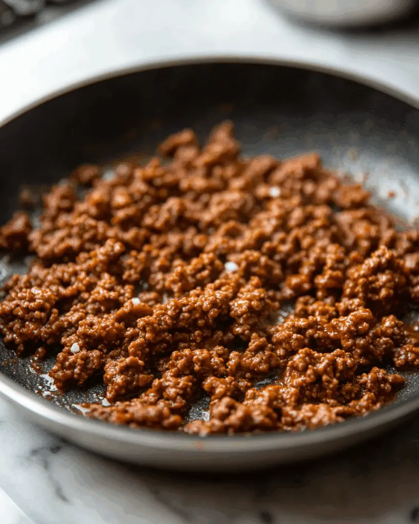 Mediterranean Ground Beef Skillet