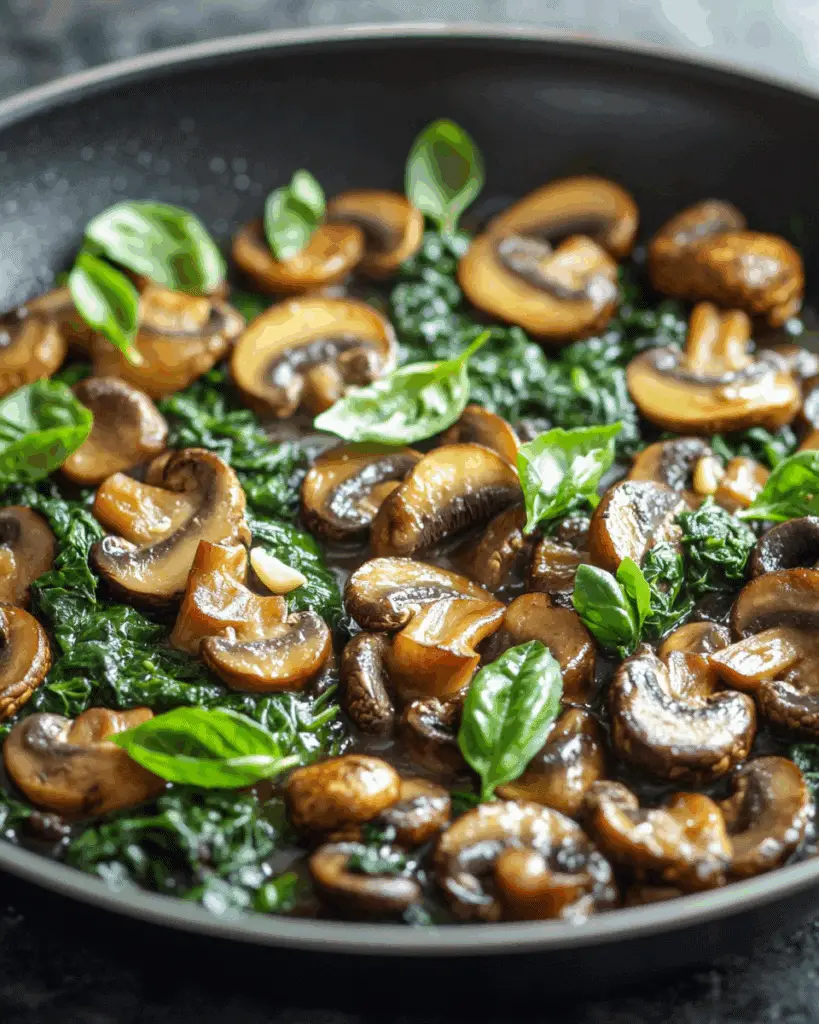 Spinach Mushroom Ricotta Zucchini Boats