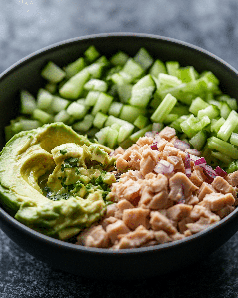 Healthy Avocado Tuna Salad Recipe Things Cook