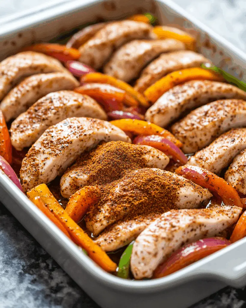 Chicken Fajita Casserole