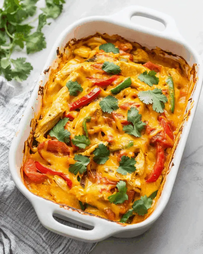 Chicken Fajita Casserole