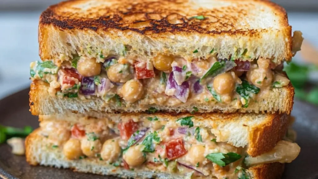 Chickpea Salad Melts
