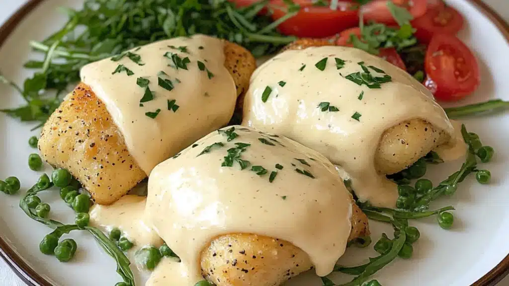 Chicken in Parmesan Cream Sauce