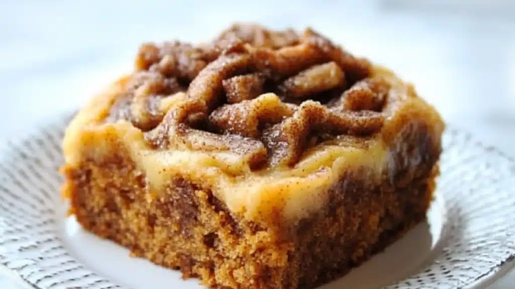 Sweet Potato Cinnamon Roll Cake