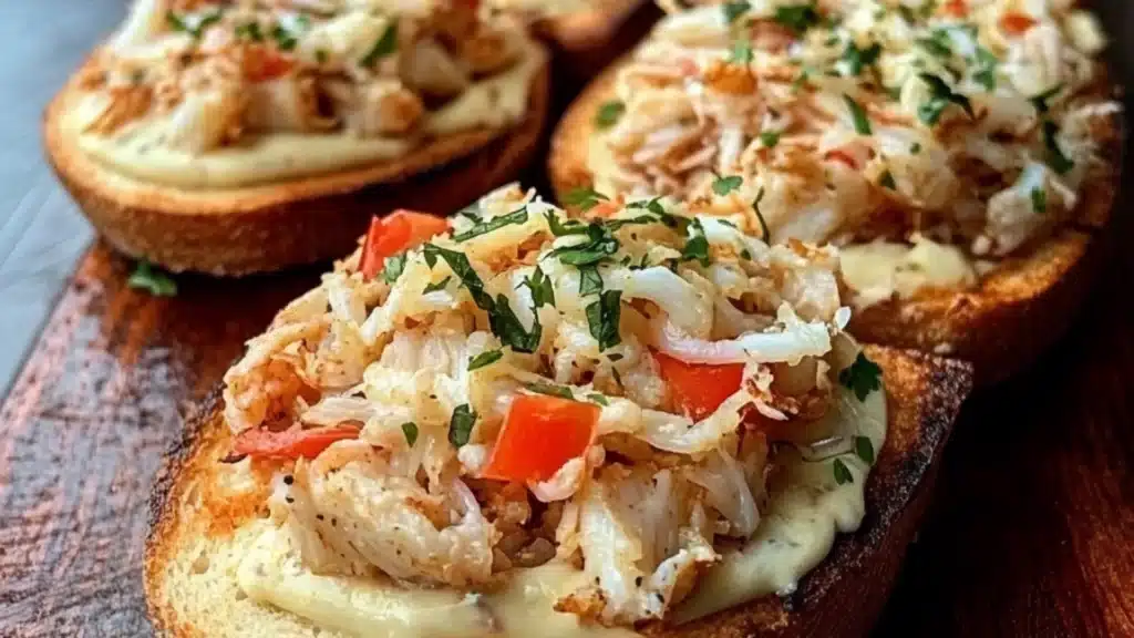 quick and easy crab melts