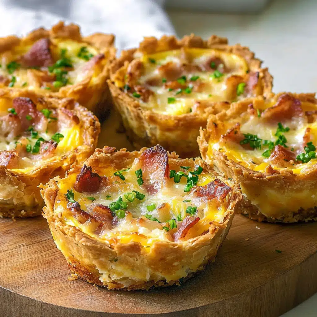 Bacon and Cheese Quiche With Hashbrown Crust