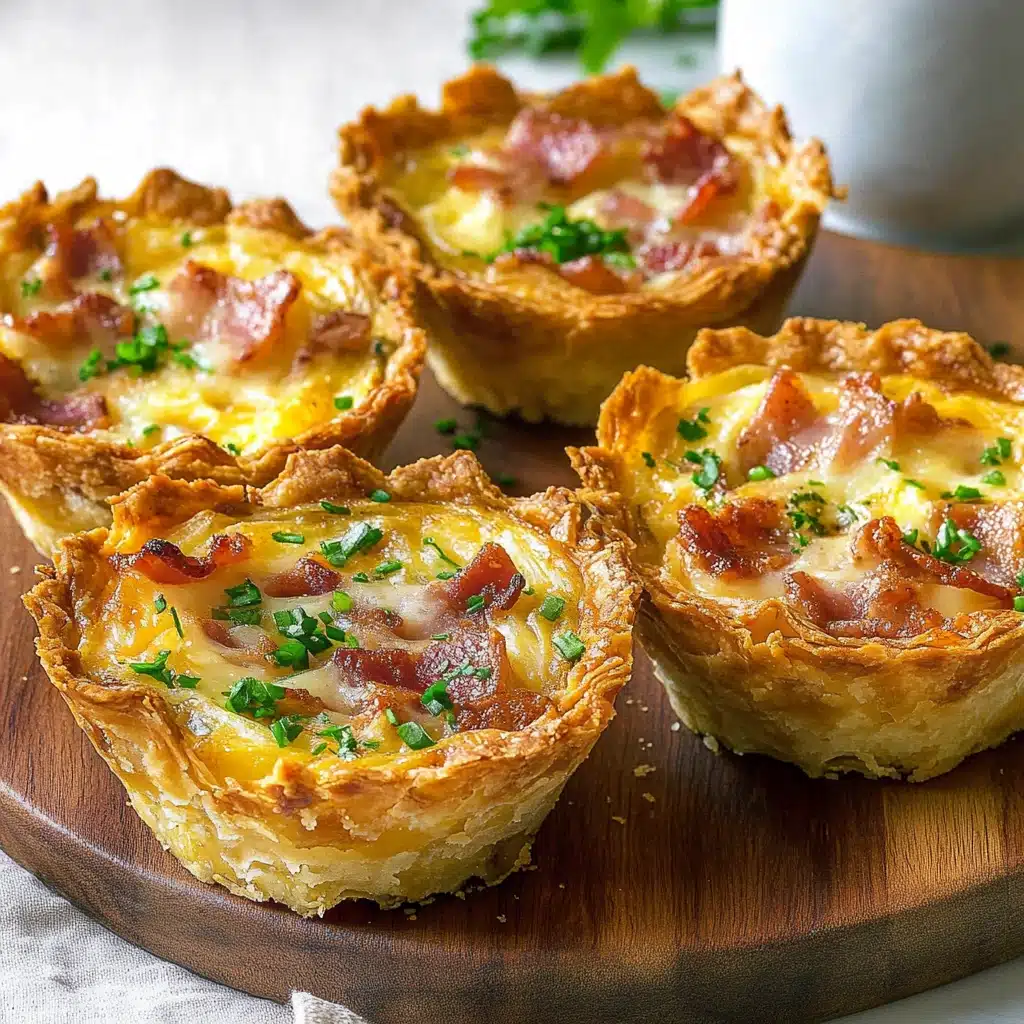 Bacon and Cheese Quiche With Hashbrown Crust