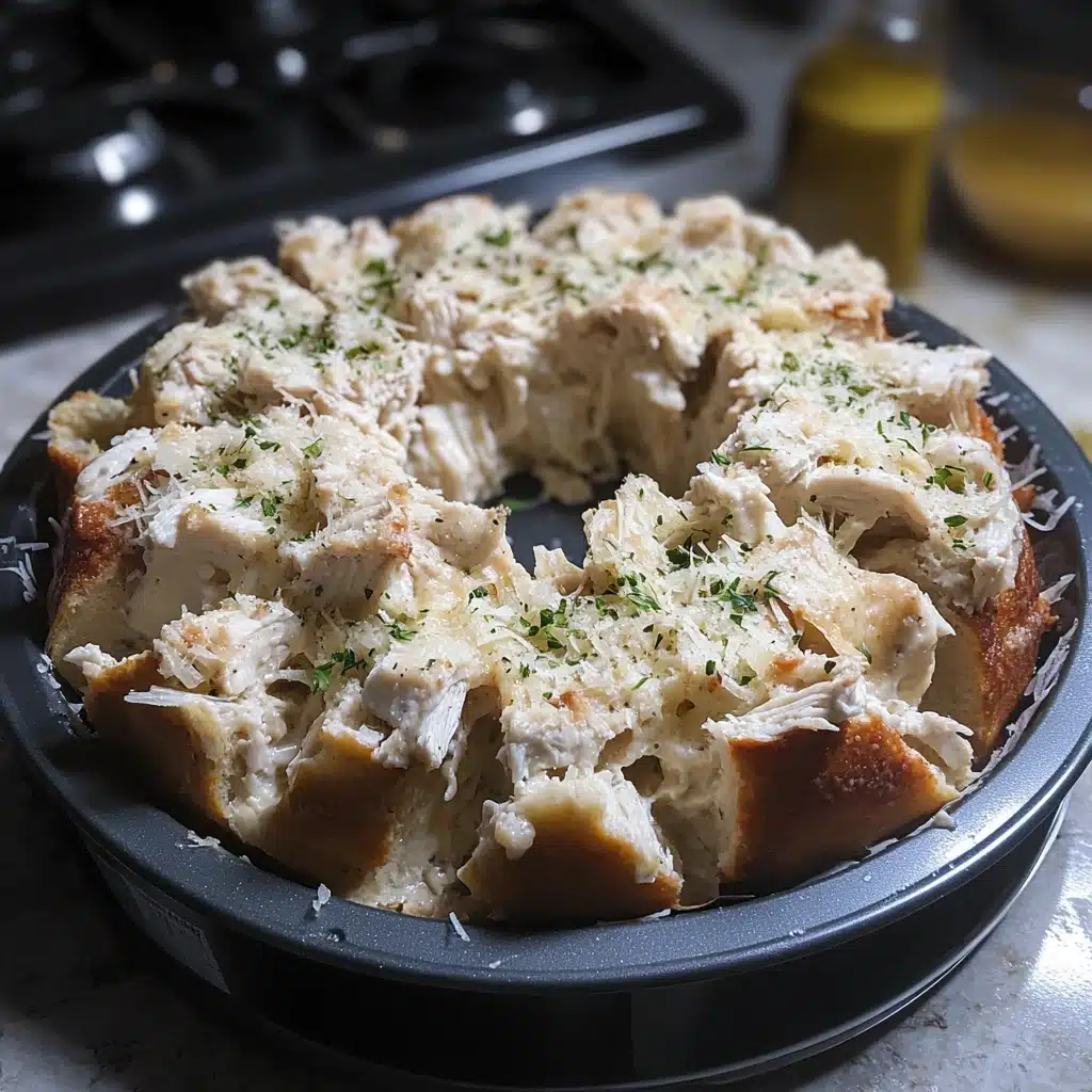 Chicken Alfredo Monkey Bread