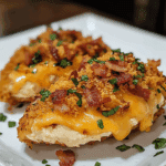 Cream Cheese and Bacon Stuffed Doritos Chicken