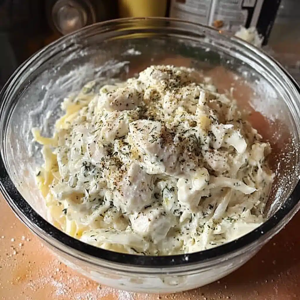 Chicken Alfredo Monkey Bread