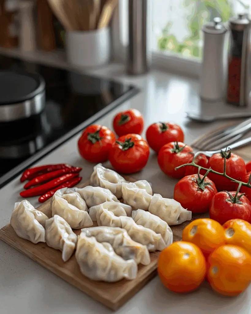 Potsticker Dumpling Salad