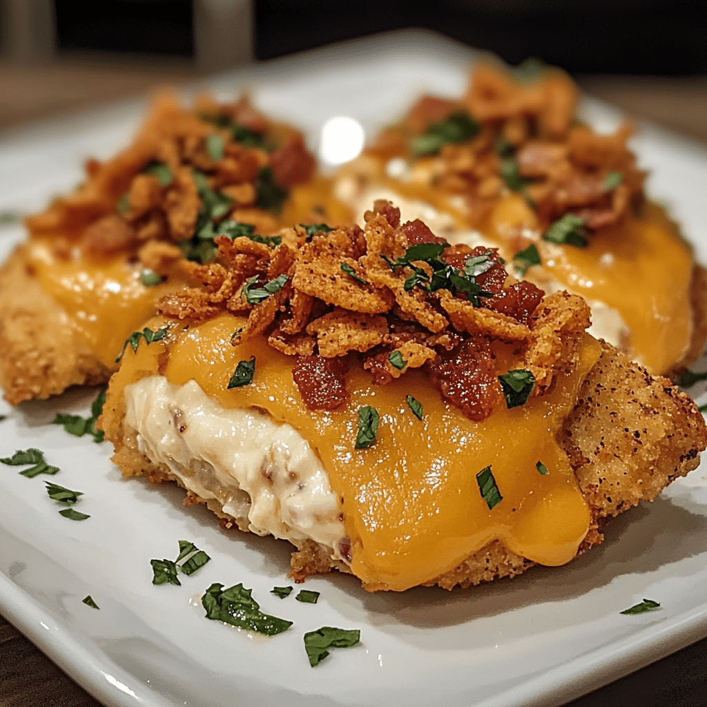 Cream Cheese and Bacon Stuffed Doritos Chicken