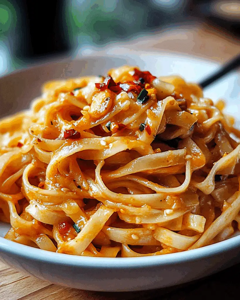 Aromatic Garlic Chilli Noodles