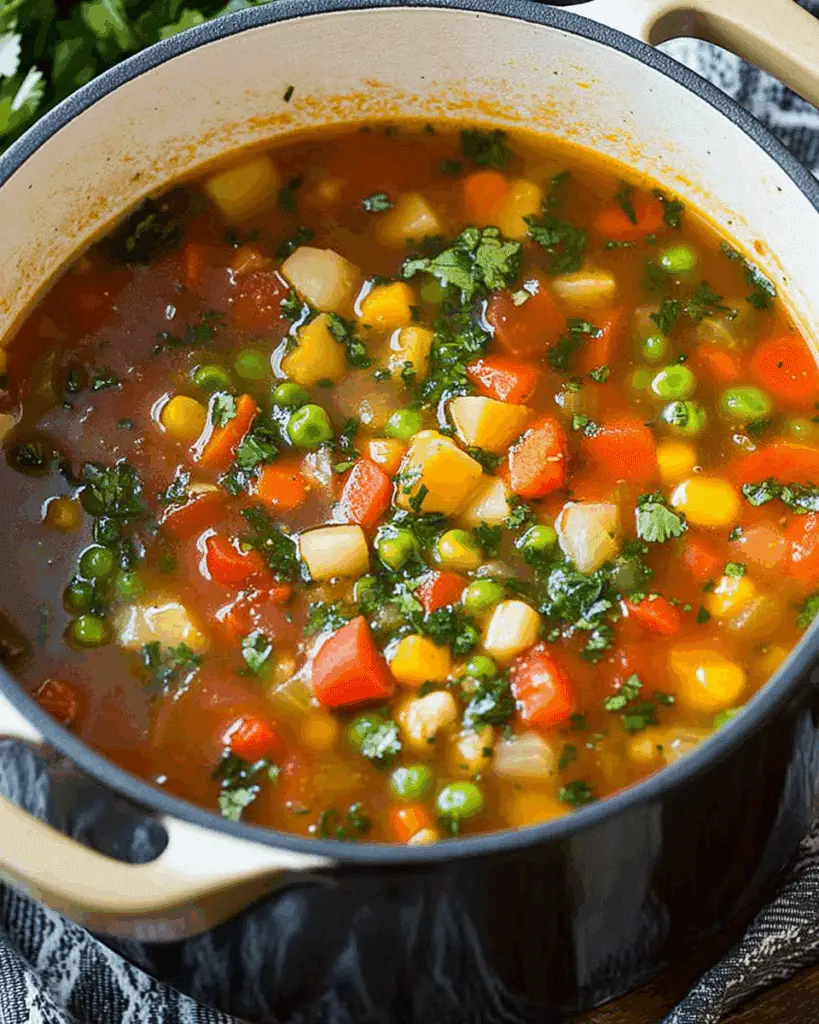 High-Protein Vegetable Soup 
