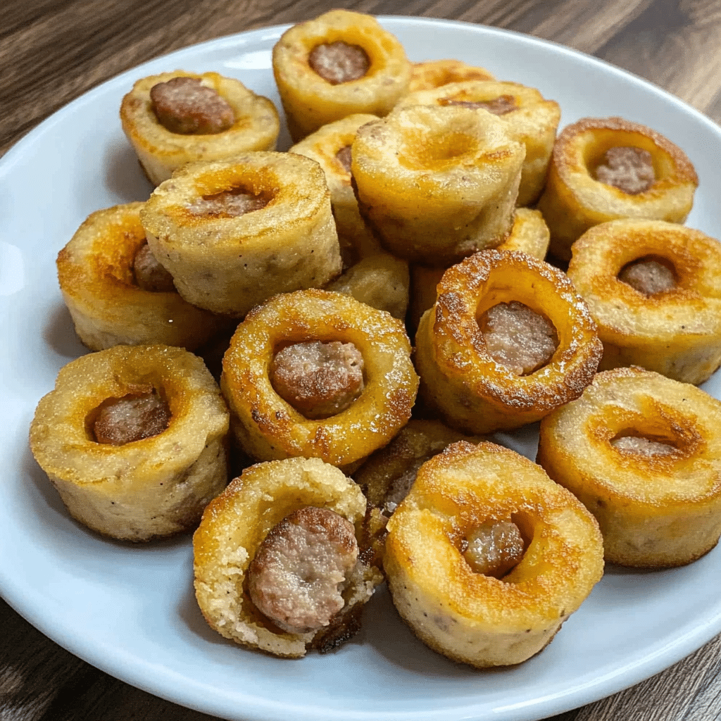 Sausage Pancake Bites
