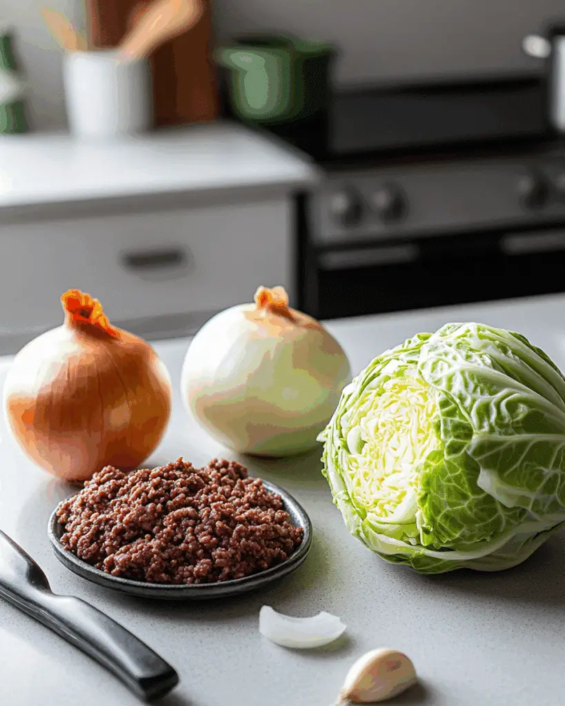 Oven Baked Cabbage Burgers