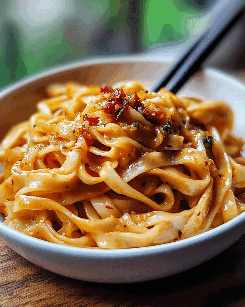 Aromatic Garlic Chilli Noodles