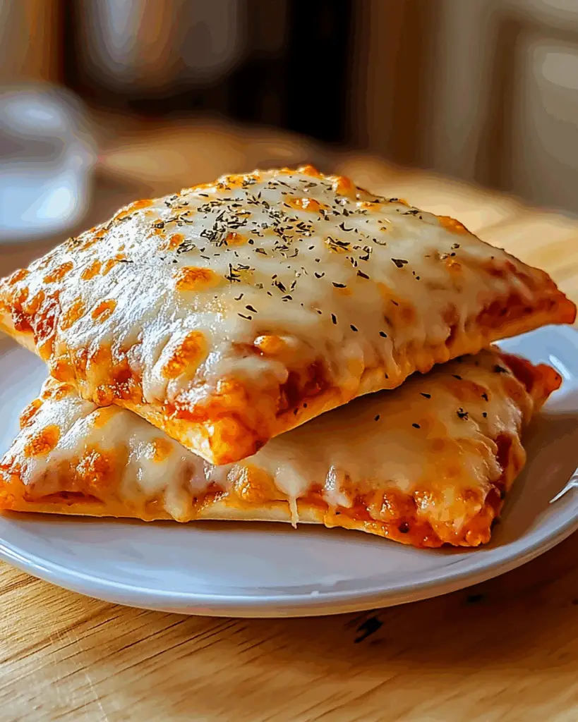 cheesy pizza pockets