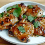 Garlic Miso Chicken Thighs Air Fryer